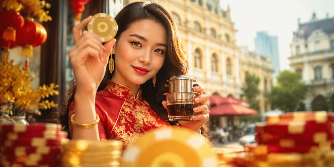 Người chơi thưởng thức cà phê và theo dõi cá cược tại TP Hồ Chí Minh